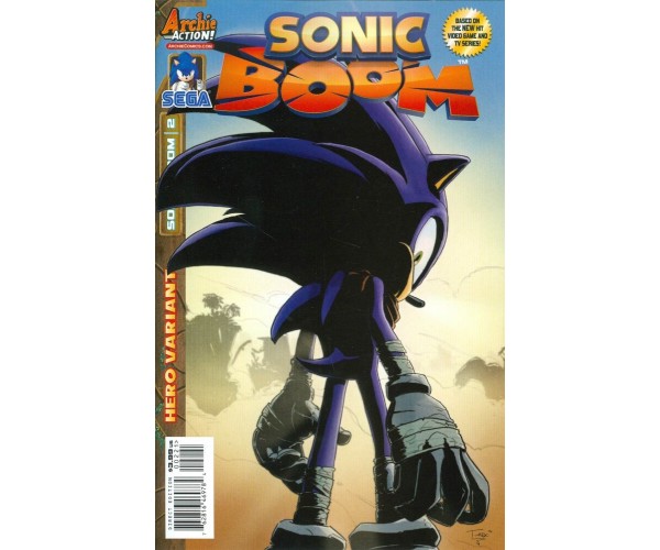 Sonic Boom #2 Cover B Variant T Rex Hero Cover