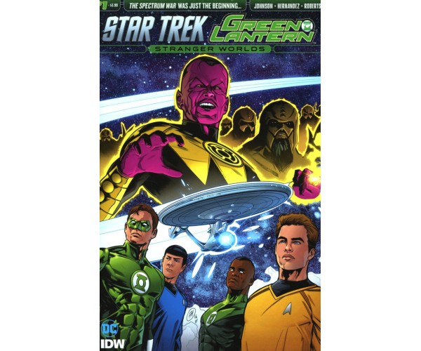 Star Trek Green Lantern Vol 2 Stranger Worlds #1 Cover A Regular Angel Hernandez Cover