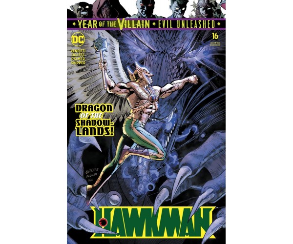 Hawkman Vol 5 #16 Cover A Regular Pat Olliffe & Tom Palmer Cover (Year Of The Villain Evil Unleashed Tie-In)