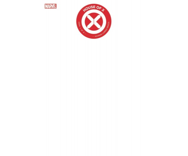 House Of X #1 Cover H Variant Blank Cover
