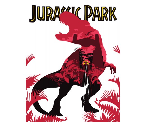 Постер Парк Юрського періоду Jurassic Park A3 02