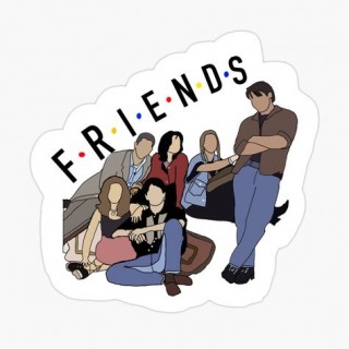 Стікер Друзі Friends 03