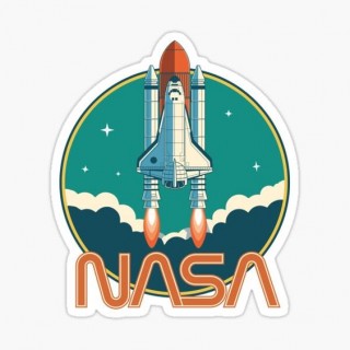 Стікер NASA НАСА 05